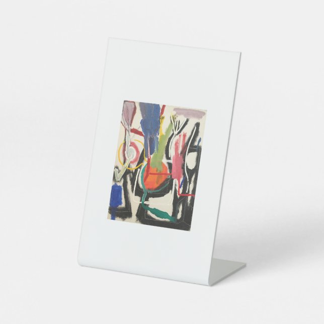 Signe De Table Cuisine Abstraite Peinture Jeff Hankamer Artjunkha (Recto)