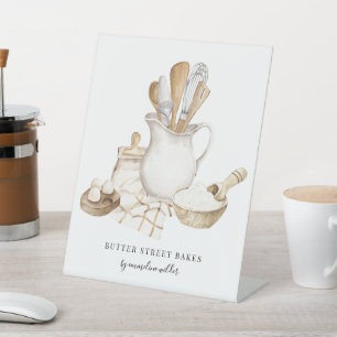 Signe De Table Cuisinier Pâtissier Ustensiles Et Ingrédients