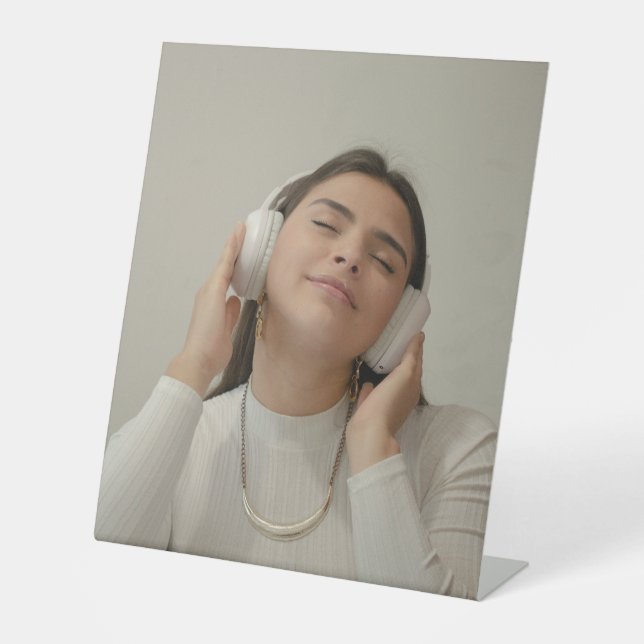 Signe De Table Custom Full Photo Modern   (Recto)