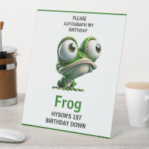 Cute Crazy Frog Farm Theme 1st Birthday