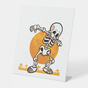 Signe De Table Dabbing Halloween Carlin chien