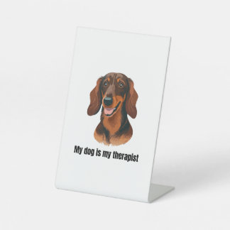 Signe De Table Dachshund