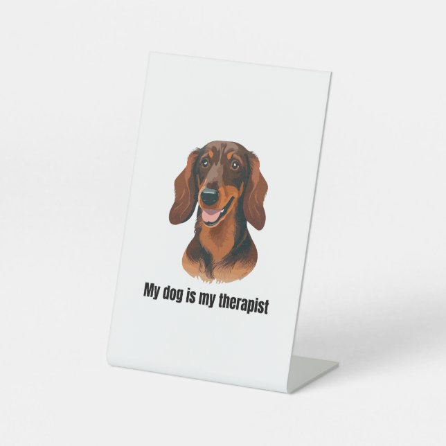 Signe De Table Dachshund (Recto)