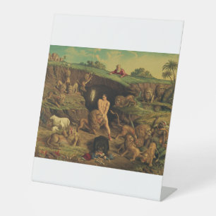 Signe De Table Daniel dans la fosse aux lions