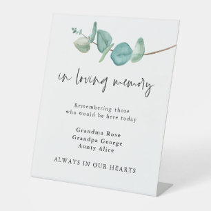 Signe De Table Dans Love Mémoire Blue Eucalyptus Noms Mariage