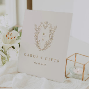 Signe De Table DAPHNE Formal Cream Gold Wedding Cartes et Cadeaux