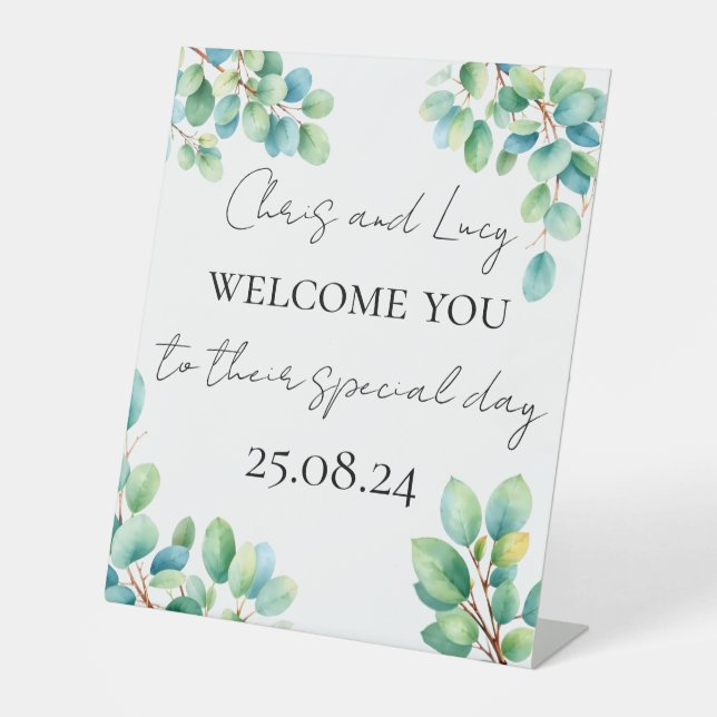 Signe De Table Décor Mariage personnalisé (Recto)