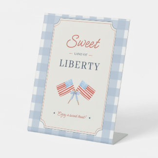 Signe De Table Décoration de dessert du 14 juillet pour fête patr