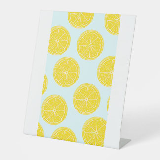 Signe De Table Décoration de fête artisanale citron