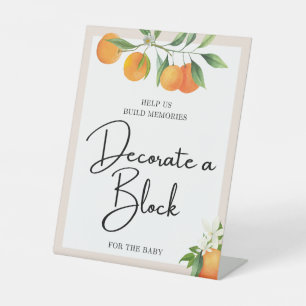 Signe De Table Décorations de baby shower Tablette Neutre Genre