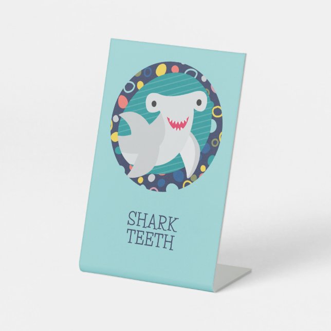 Signe De Table Dents de requin mignons (Recto)