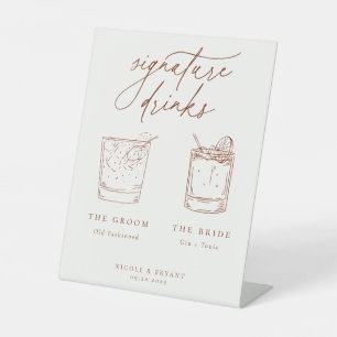 Signe De Table Desert Sienna Signature Boissons