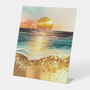 Signe De Table Design de la gamme Watercolor Beach 3