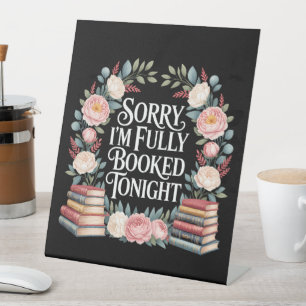 Signe De Table Désolé, je suis complet ce soir
