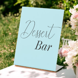 Signe De Table Dessert Bar Baby shower bleu Mariage