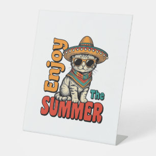 Signe De Table Dessin de conception de gravure vintage de chapeau