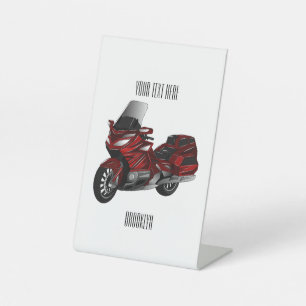 Signe De Table Dessin de moto de tourisme