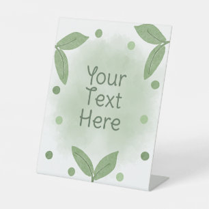 Signe De Table Deux petits pois dans un Baby shower jumeau Pod