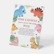 Dino Party Dinosaur Anniversaire fête heure Capsul