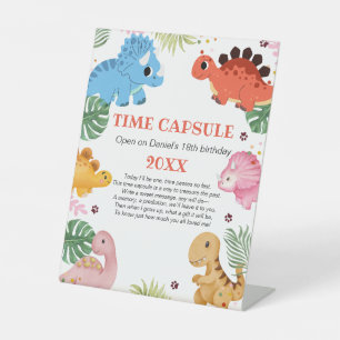 Signe De Table Dino Party Dinosaur Anniversaire fête heure Capsul