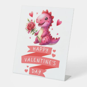 Signe De Table Dinosaure de la Saint Valentin