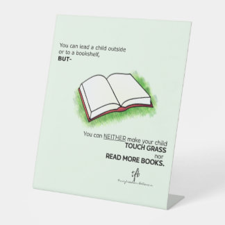 Signe De Table Diriger un enfant à l'extérieur ou vers une biblio