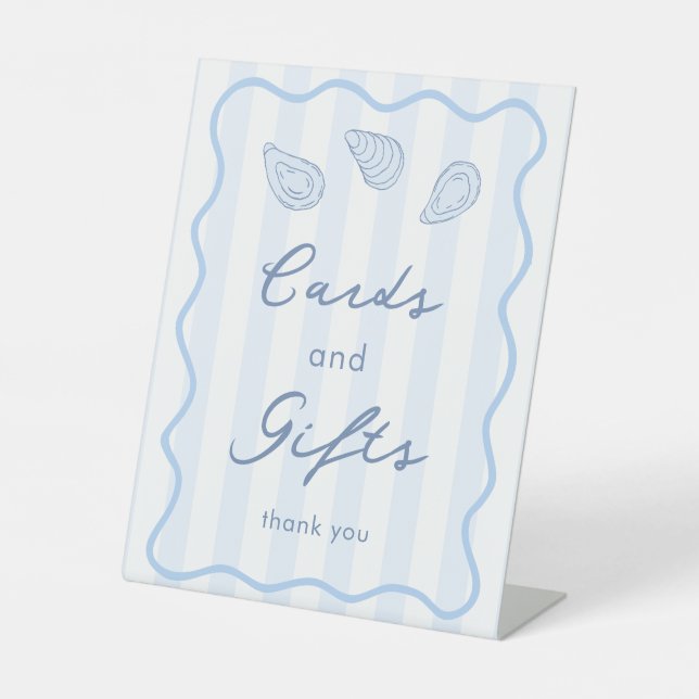 Signe De Table Doodle Oyster Roast Cards & Gifts Wedding Shower (Recto)