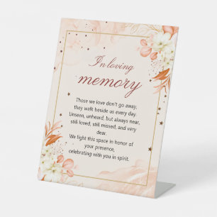 Signe De Table Douce étoile automnale pêche Mariage mémorial