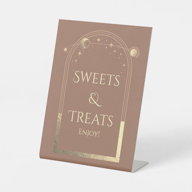 Signe De Table Douceurs et friandises d'anniversaire Celestial Mo (Recto)