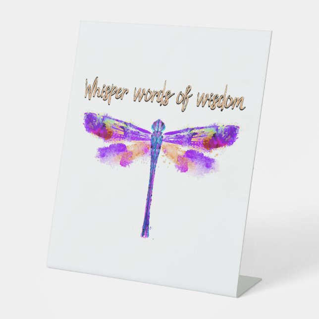 Signe De Table Dragonfly xoxo (Recto)