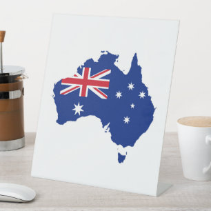 Signe De Table Drapeau australien