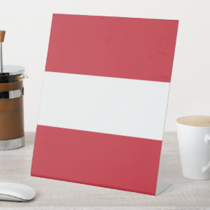 Signe De Table Drapeau autrichien