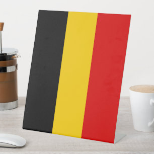 Signe De Table Drapeau de Belgique