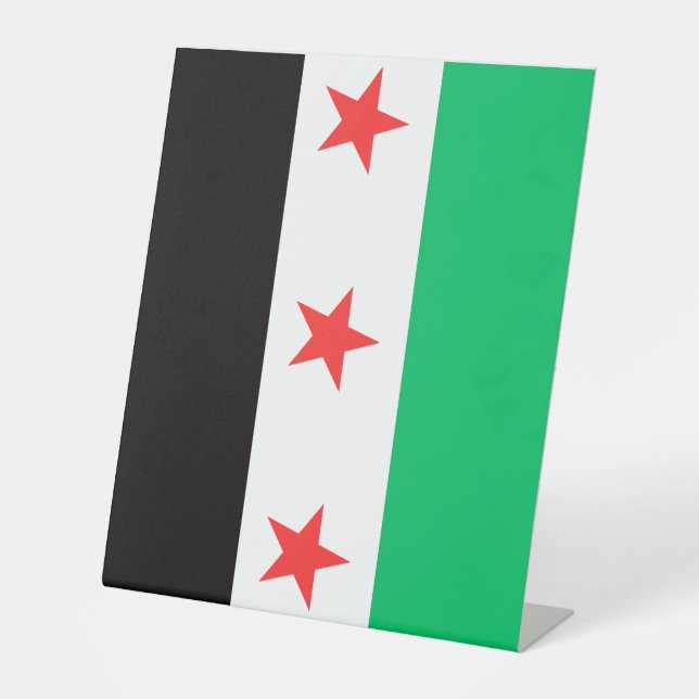 Signe De Table Drapeau de maison personnalisé résistant aux intem (Recto)