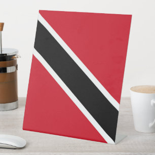 Signe De Table Drapeau de Trinité-et-Tobago