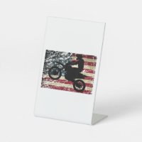 Drapeau Dirt Vélo USA Drapeau T-Shirt Motocross Dr