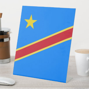 Signe De Table Drapeau du Congo