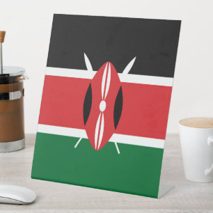Signe De Table Drapeau du Kenya