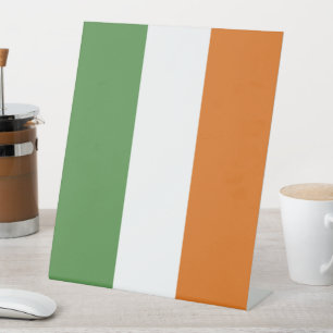 Signe De Table Drapeau irlandais