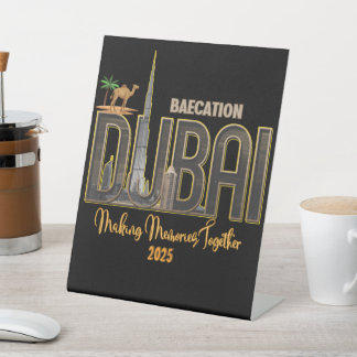 Signe De Table Dubaï Vacances Capturez la magie de votre aventure