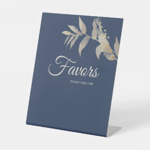 Signe De Table Dusty Blue Autumn Boho Wedding Faveurs