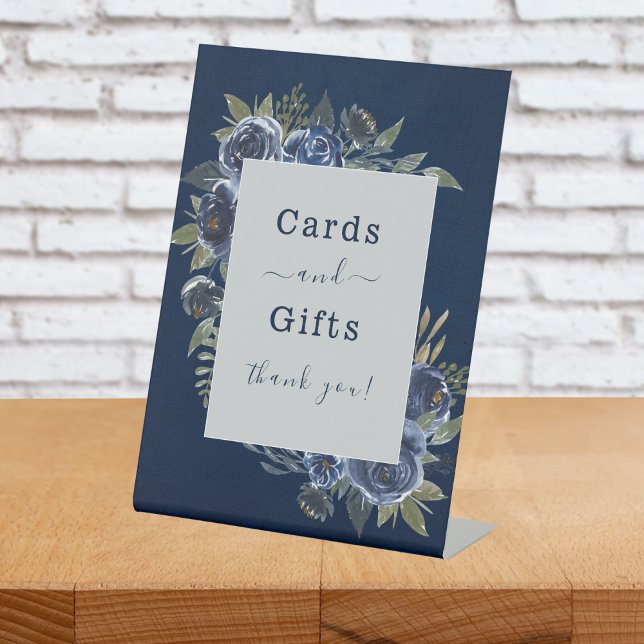 Signe De Table Dusty Blue Navy Champagne Mariage d'ivoire (Dusty Blue Navy Champagne Ivory Wedding Supplies)