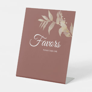 Signe De Table Dusty Rose Automne Boho Wedding Faveurs