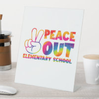 École primaire Peace Out Tie Dye Dernier jour