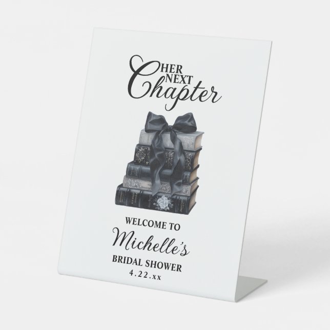 Signe De Table Elegant A New Chapter Bridal Shower Tabletop (Recto)