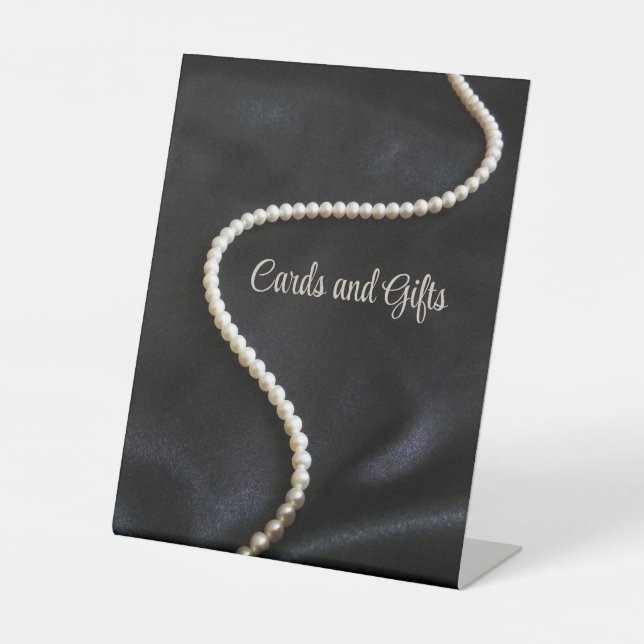 Signe De Table Elegant Black Thank You Card (Recto)