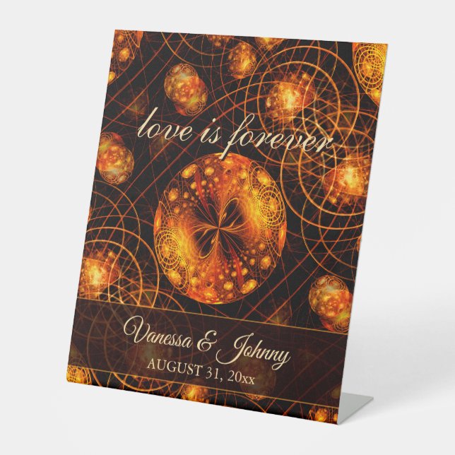 Signe De Table Elegant Classic Boho Modern Gold #901 Wedding (Recto)