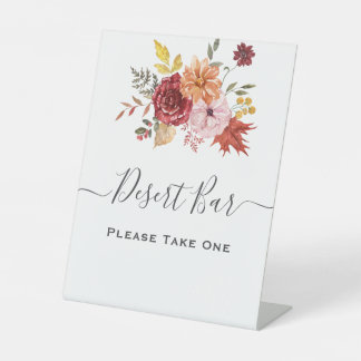 Signe De Table Elegant Fall Leaves Autumn Wedding