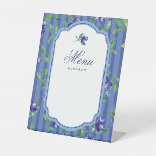 Signe De Table Élégant Menu Sucré aux Fruits Baby Shower