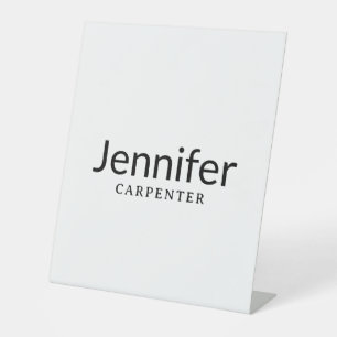 Signe De Table Élégant professionnel minimaliste moderne ajouter